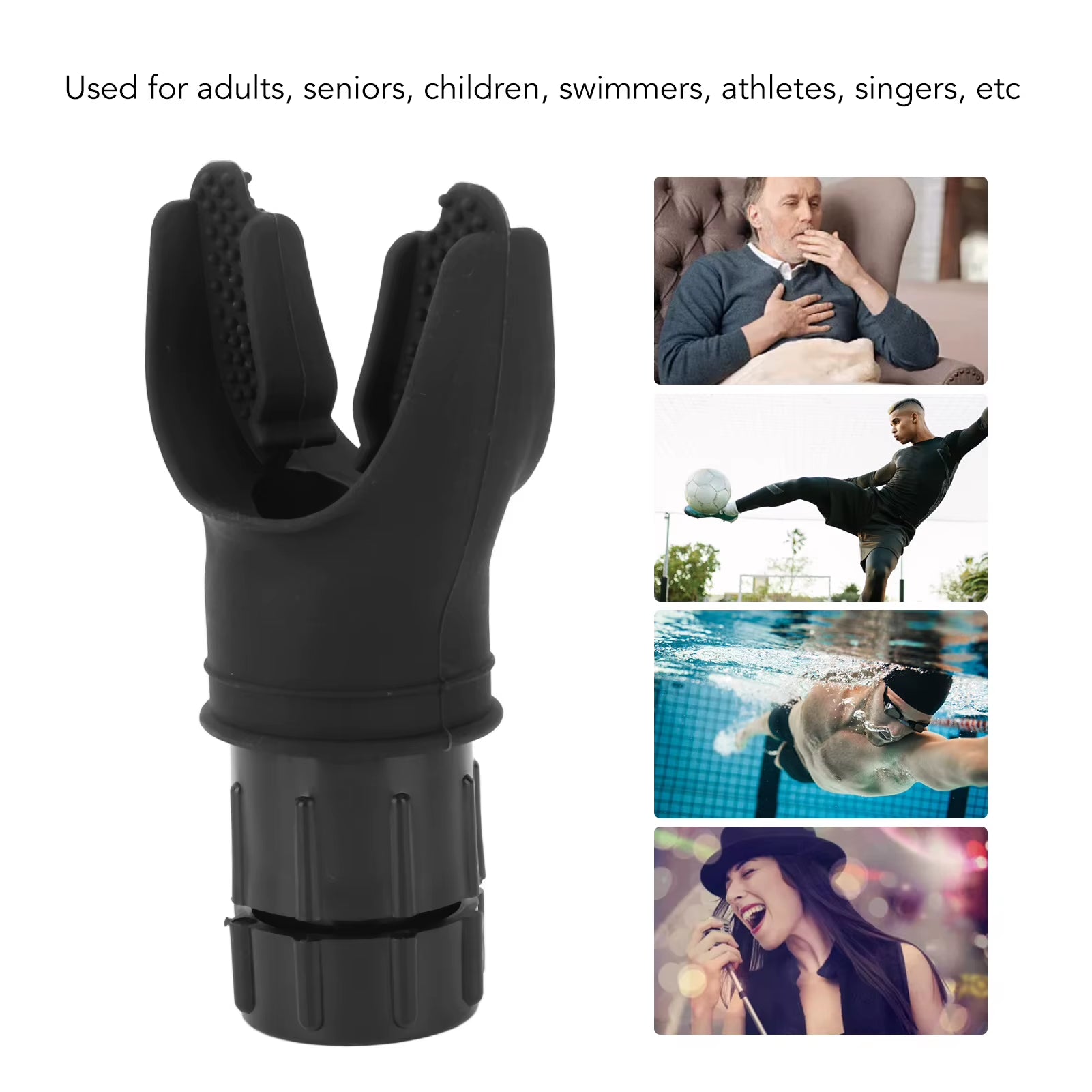 Breathing Trainer Lung Respirator Fitness Equipment Respiratory Silicone High Altitude Training Outdoor Expiratory Exercise