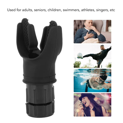 Breathing Trainer Lung Respirator Fitness Equipment Respiratory Silicone High Altitude Training Outdoor Expiratory Exercise