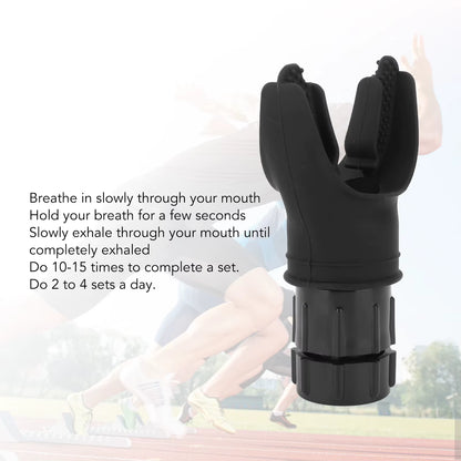 Breathing Trainer Lung Respirator Fitness Equipment Respiratory Silicone High Altitude Training Outdoor Expiratory Exercise