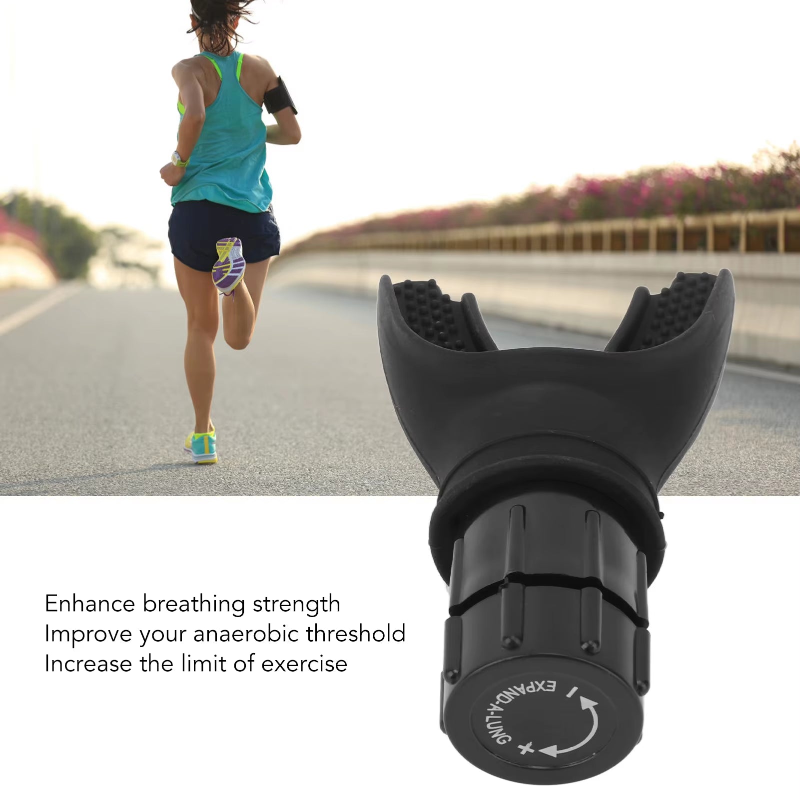 Breathing Trainer Lung Respirator Fitness Equipment Respiratory Silicone High Altitude Training Outdoor Expiratory Exercise